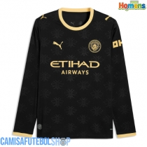 Camisa de time de futebol Manchester City Replicas 2º Equipamento 2026-27 Manga Comprida